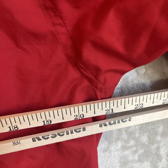 Vintage The North Face Red & Black Windbreaker Full Zip Jacket Mens Size Large - Picture 7 of 9